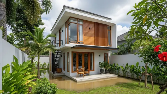 Desain Rumah Kecil 2 Lantai Anti Banjir