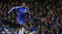 Gelandang Chelsea asal Brasil, Willian. (AFP/Justin Tallis)