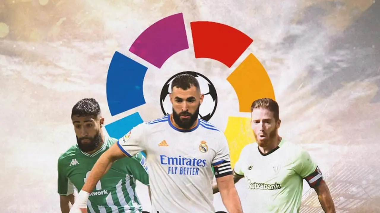 La Liga - Nabil Fekir, Karim Benzema, Iker Muniain