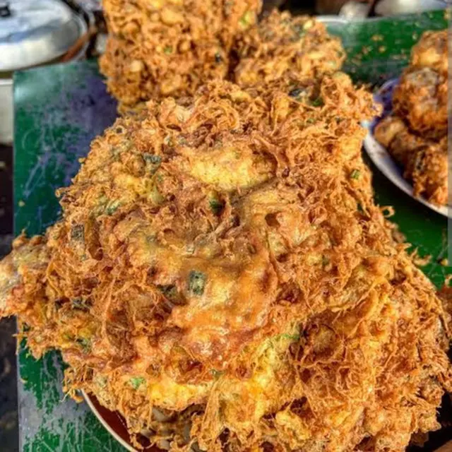 Telur Dadar Crispy dengan Sayuran