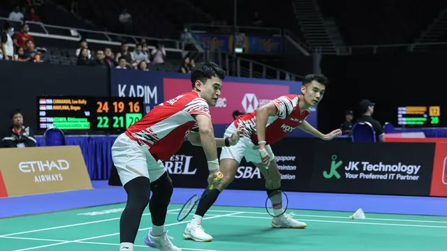 Leo Rolly Carnando/Bagas Maulana - Singapore Open 2025 - Bulu Tangkis