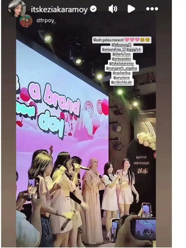 6 Potret Meet and Greet Chibi Chibi, Reuni Lengkap Bareng Anisa Rahma Setelah 14 Tahun