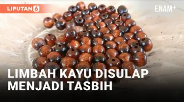 Berawal dari Iseng, Pengrajin Tasbih di Lampung Malah Kebanjiran Pesanan Saat Ramadan