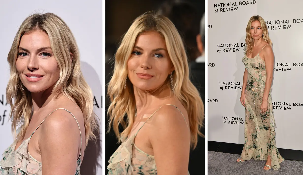 Aktris Inggris-AS Sienna Miller saat menghadiri acara National Board of Review Awards Gala di Cipriani 42nd Street di New York City pada 8 Januari 2023. (AFP Photo)