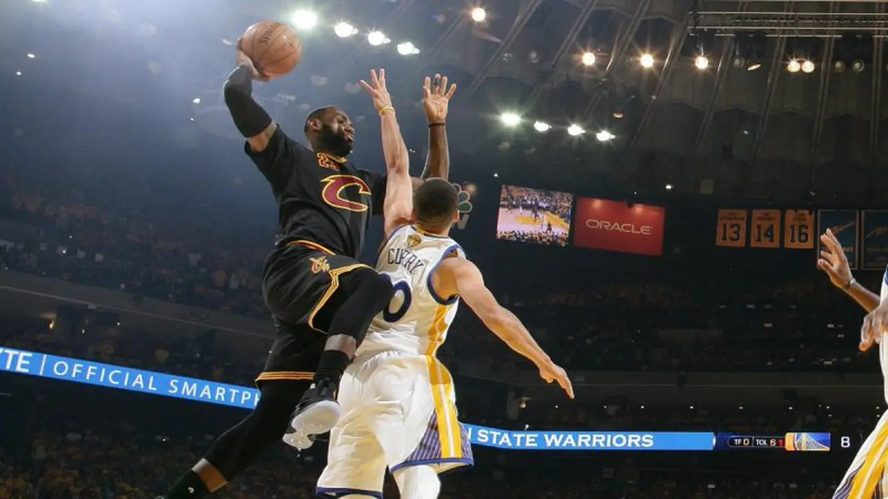 Bintang Cleveland Cavaliers, LeBron James.