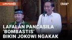 Kocak! Presiden Jokowi Tertawa Dengar Pria Sidoarjo Teriak-teriak Lafalkan Pancasila