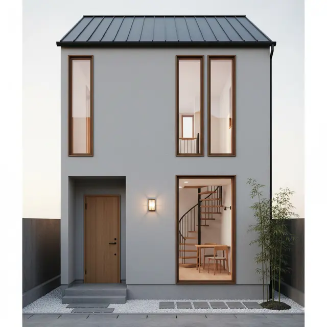 Model Rumah Mungil Ala Jepang Budget Minim (Image by Gemini AI)