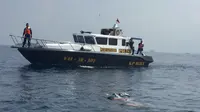 Sebuah kapal yang ditumpangi 6 pemancing tenggelam di 1,5 mil arah barat Pulau Panggang Kepulauan Seribu (Istimewa)