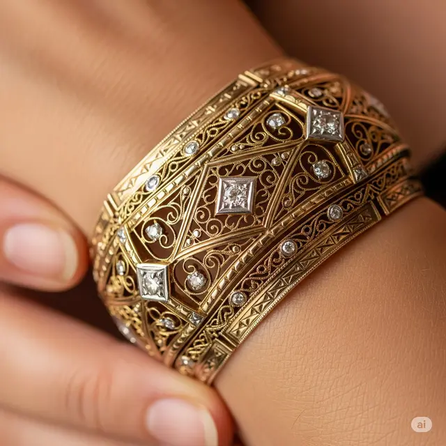 Vintage Filigree Bracelet