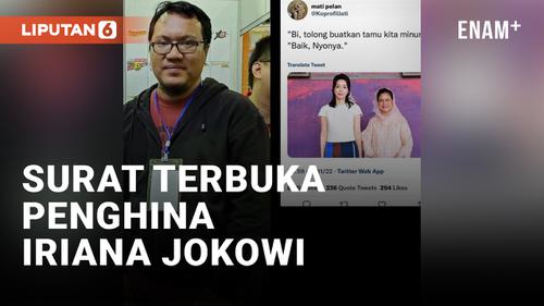VIDEO: Surat Terbuka Penghina Iriana Jokowi, Singgung Pendukung Fanatik Rezim?