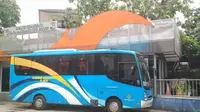 Bus Transpakuan Bogor mulai beroperasi. (Liputan6.com/Achmad Sudarno)