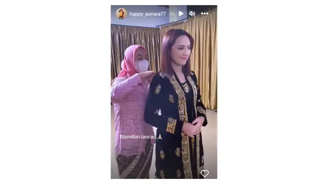 Unggahan Happy Asmara.