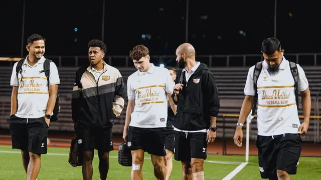 Foto: Dewa United Matangkan Persiapan Jelang Laga Melawan Manila Digger di AFC Challenge League
