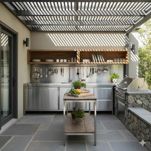 Inspirasi Model Kitchen Set Outdoor Murah