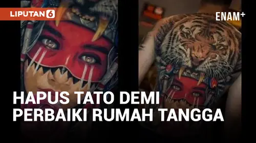 VIDEO: Rendy Kjaernett Rela Kesakitan Demi Hapus Tato Wajah Syahnaz di Punggungnya