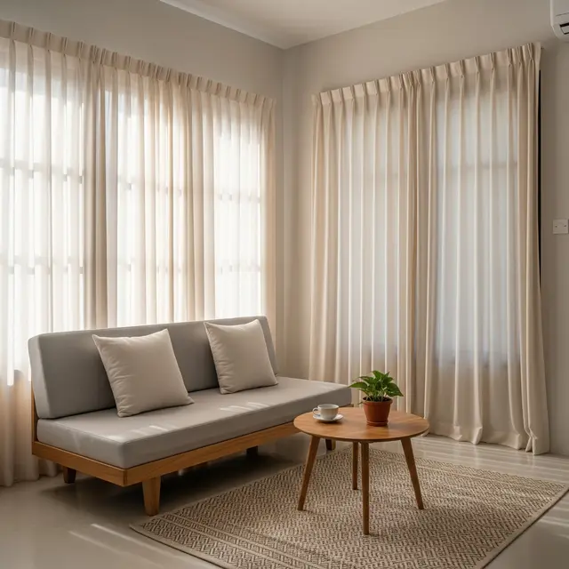 9 Model Gorden untuk Ruang Tamu Minimalis, Ciptakan Kesan Lapang dan Elegan
