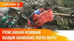 Korban banjir bandang di Kota Batu terus bertambah, dari hasil pencarian petugas temukan enam warga tewas serta masih ada tiga korban yang dinyatakan hilang. Sementara itu, ada sebanyak 22 rumah rusak akibat banjir bandang.