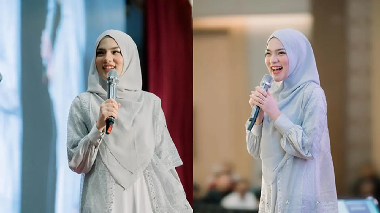 7 Potret Menawan Davina Karamoy Jadi Host Kajian Ini Jadi Pusat Perhatian