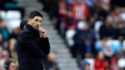 Hasil imbang ini membuat rekor 100 persen kemenangan Arsenal berakhir usai sebelumnya berhasil meraih 13 kemenangan beruntun di musim ini. (Owen Humphreys/PA via AP)