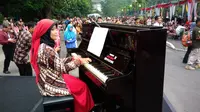Piano hadiah Presiden Sukarno. (Liputan6.com/Ahmad Romadoni)