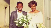 Pernikahan Samuel Eto'o dengan Georgette Tra Lou (Foto: naijagists)