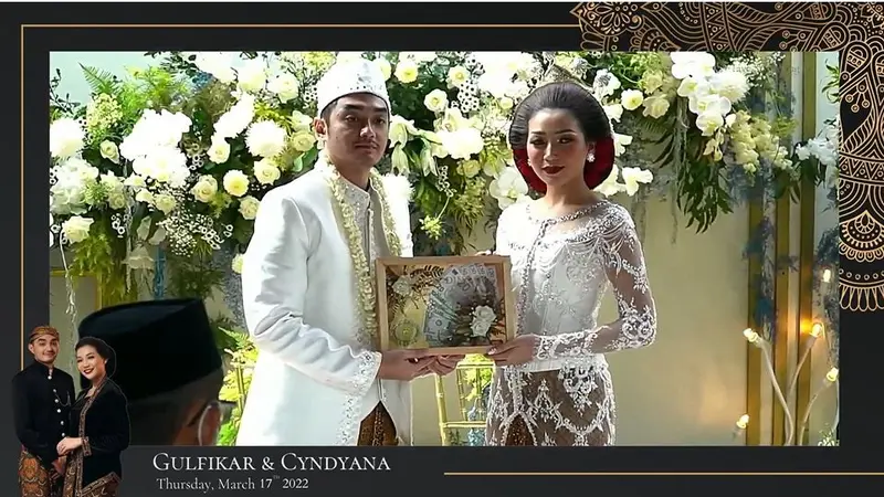 7 Momen Akad Nikah Cyndyana Lorens Adik Kriss Hatta, Kental Nuansa Adat Jawa