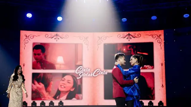 Para bintang Cinta Setelah Cinta dalam drama musikal Malam Puncak HUT SCTV 32 XtraOrdinary (Foto: Instagram indahindriana)