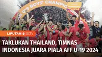 Timnas Indonesia berhasil menjadi juara piala AFF U-19 setelah mengalahkan Thailand dengan skor 1-0 di partai final. Gol kemenangan Indonesia dicetak Jens Raven.