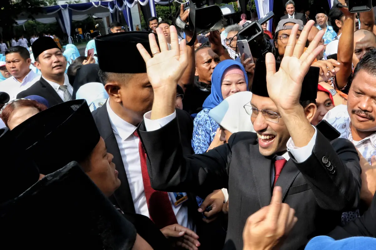 Menteri Nadiem Pimpin Upacara HUT ke-74 PGRI dan Hari Guru Nasional