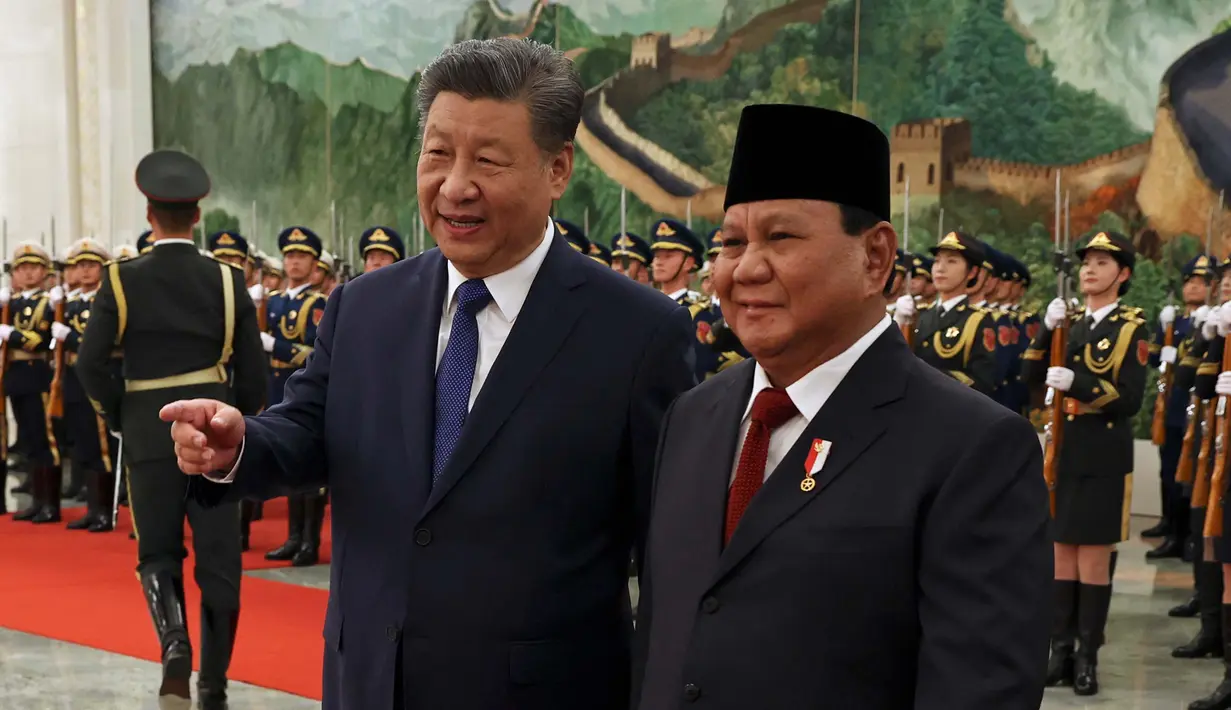 Kunjungan ini menunjukkan pentingnya hubungan Indonesia-China. (FLORENCE LO/POOL/AFP)