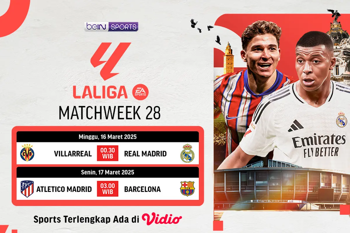 Jadwal dan Link Live Streaming La Liga 2024/25 Pekan Ini di Vidio