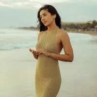 Fanny Ghassani di pantai (Instagram/fannyghassani)