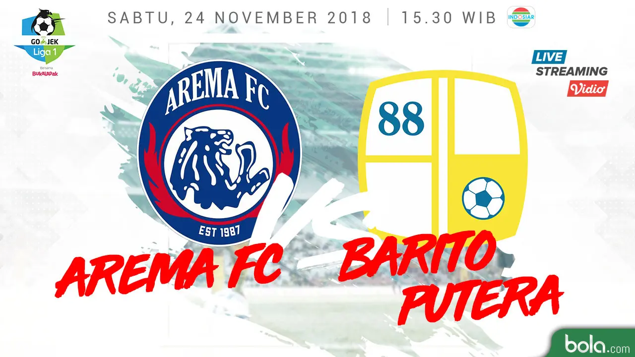 Arema FC Vs Barito Putera