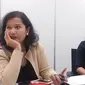 [Kiri-Kanan]: Communications Manager Opera Software Indonesia Kooswardini Wulandari dan Social Media Manajer Opera Software Indonesia Jeannie Purnamasari saat berbincang dengan media di Menara Jamsostek, Jakarta, Kamis (17/3/2016). Agustin Setyo Wardani