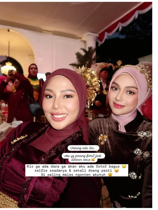 6 Potret Celine Evangelista Pakai Kebaya Hijab di HUT RI Istana Merdeka, Banjir Pujian