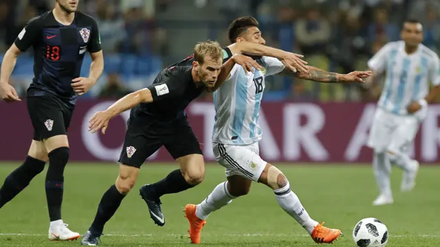 FOTO: Lionel Messi Tak Berdaya, Kroasia Menang Telak Atas Argentina