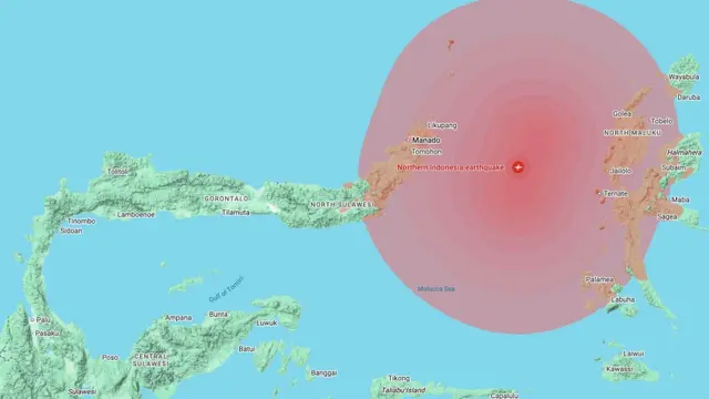 Gempa Sulut dan Malut