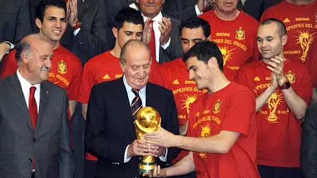 Selebrasi Meriah Spanyol (© AFP 2010)