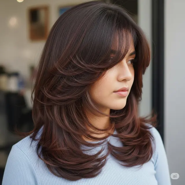 Gaya Rambut Terbaik untuk Tampak Lebih Tebal dan Bervolume. Foto: Gemini