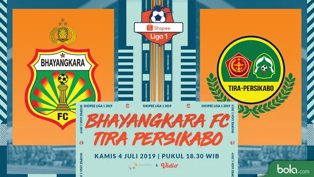 Bhayangkara FC Vs PS Tira Persikabo