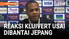 Pelatih Timnas Indonesia, Patrick Kluivert, mengakui keunggulan Jepang usai skuad Garuda kalah telak 0-6 di laga terakhir Grup C Kualifikasi Piala Dunia 2026 di Osaka, Rabu (10/6).