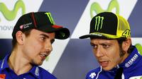 Pebalap Yamaha, Jorge Lorenzo, kembali tampil ciamik di sesi free practice 2 MotoGP Aragon.