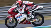 Dapat Penalti, Andi Gilang Memulai Balapan Moto3 Prancis dari Posisi Terakhir