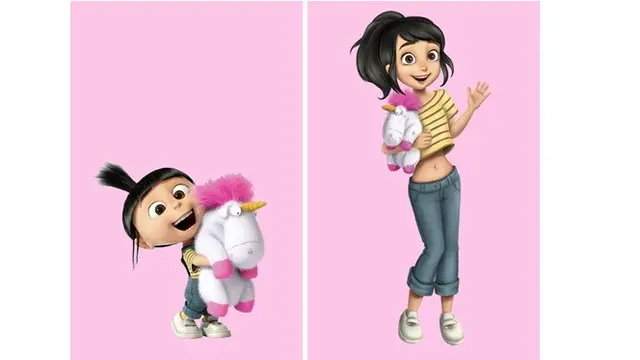 Begini Jadinya Jika 8 Karakter Kartun Anak Berubah Dewasa, Stylish