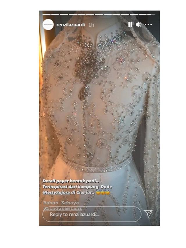 8 Detail Penampilan Lesty Kejora dalam Akad Nikah, Bikin Pangling