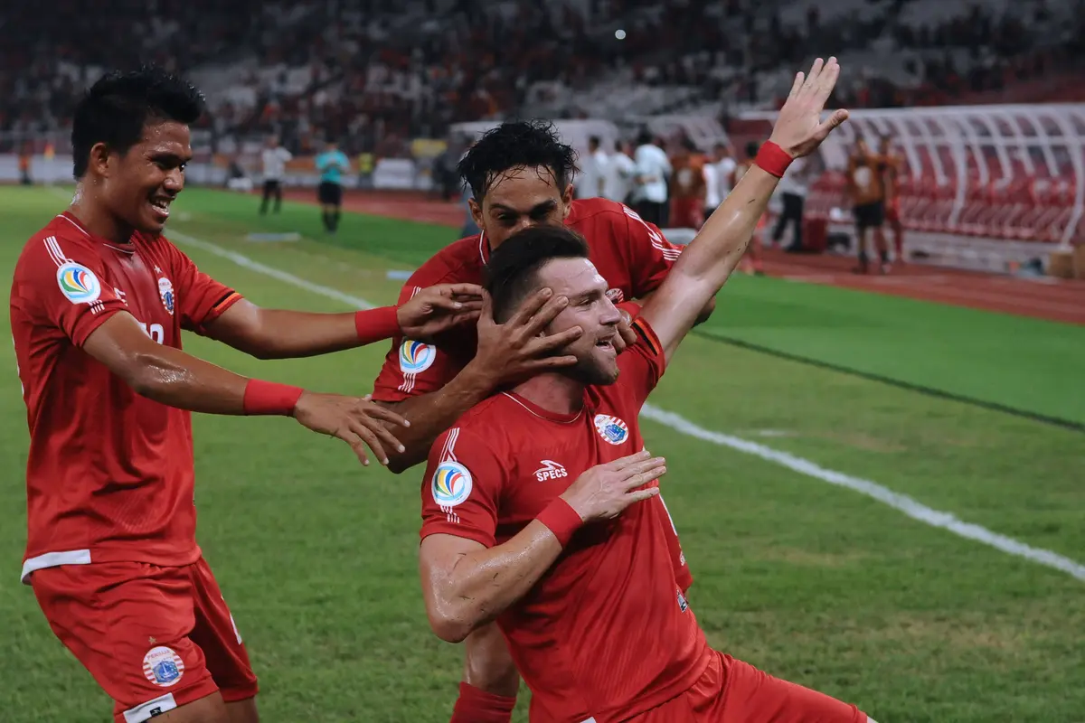 Marko Simic Tiga Gol, Persija Raih Poin Penuh