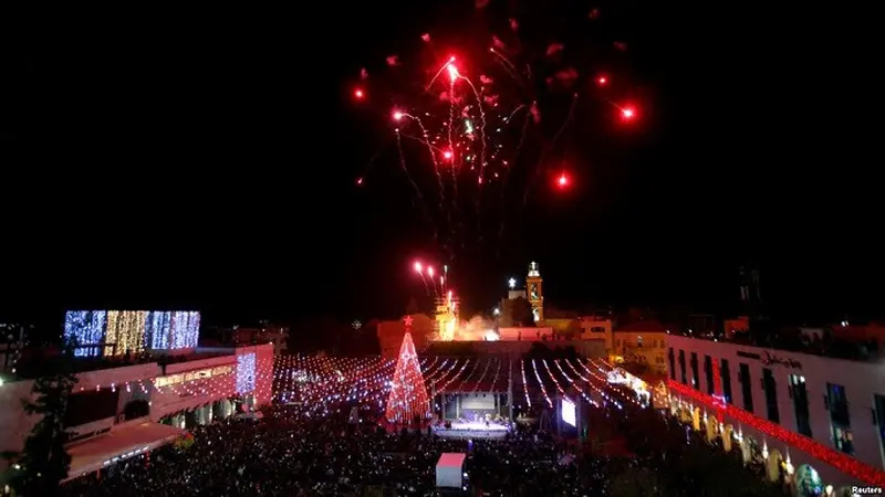 Pohon Natal di Bethlehem