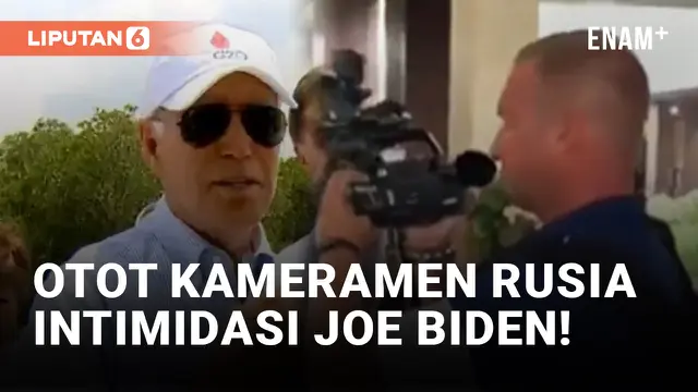 Joe Biden Puji Otot Kameramen Rusia di KTT G20