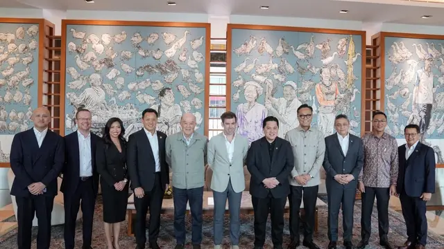 Pertemuan InJourney, Danantara, Kementerian Pemuda dan Olahraga, Kementerian Keuangan, serta MotoGP Sports Entertainment Group. (Dok InJourney)