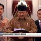 Pengumuman Kabinet Merah Putih Presiden Prabowo Subianto dan Wakil Presiden Gibran Rakabuming Raka